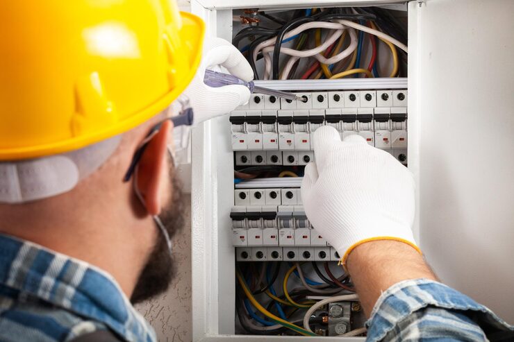 Manutenção de quadros elétricos